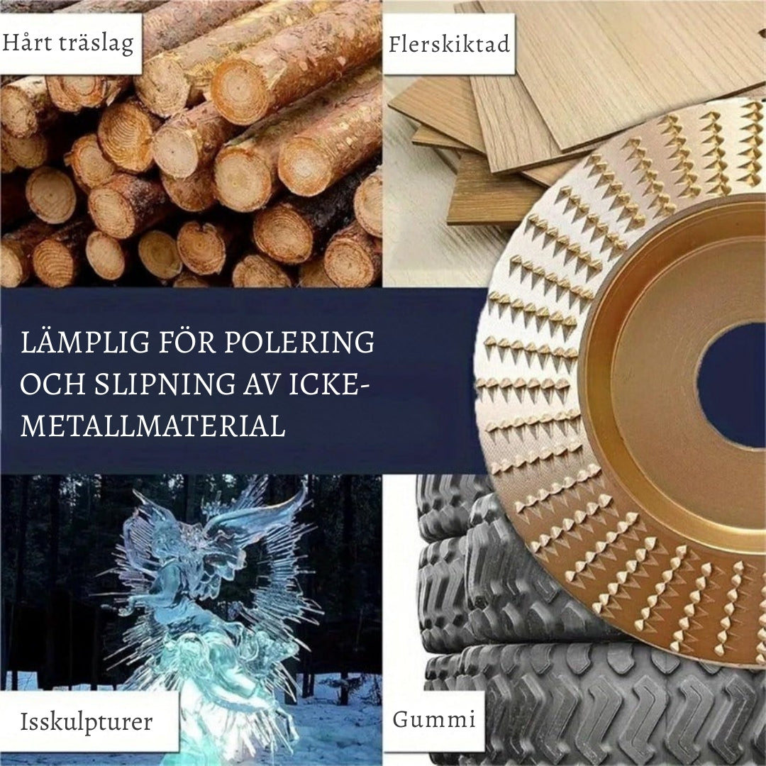 TräSkär Skiva – Precisionsskiva för vinkelslip