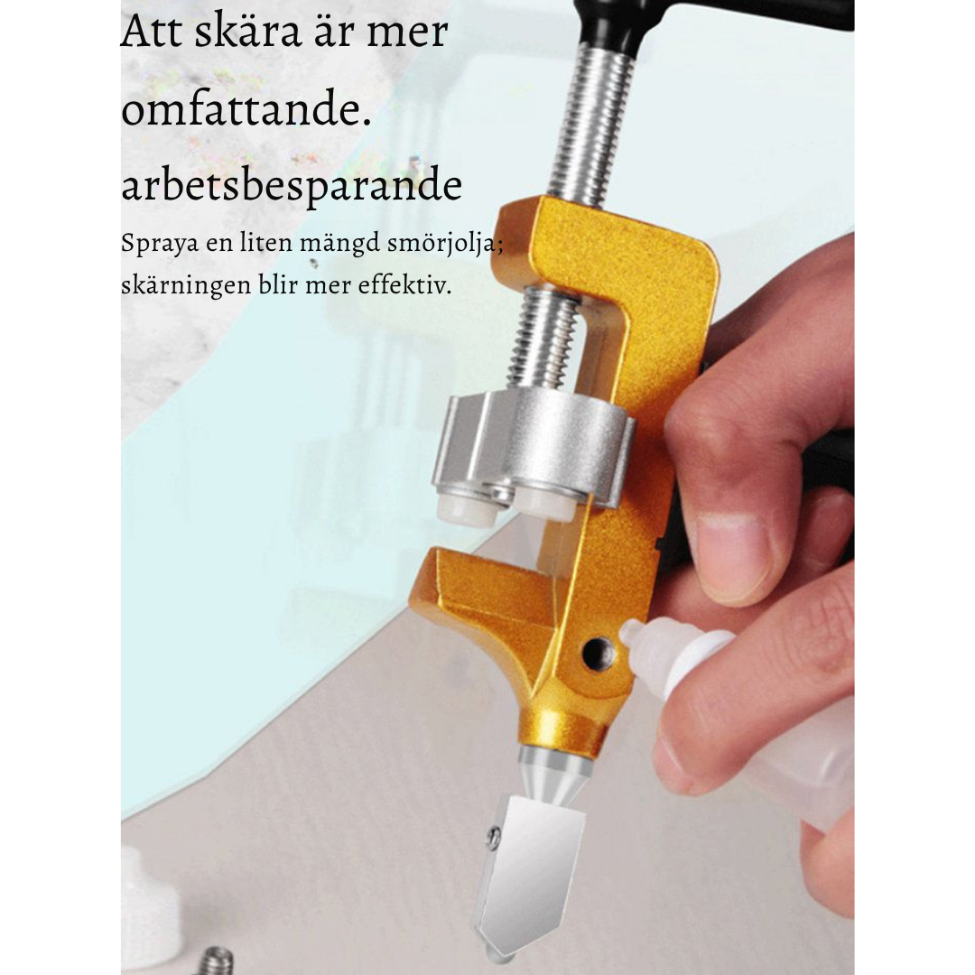 GlasSkär Pro – Perfekta snitt på sekunder, utan stress eller sprickor
