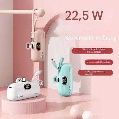 EnergiFickan – Powerbank med 30 000 mAh i fickformat