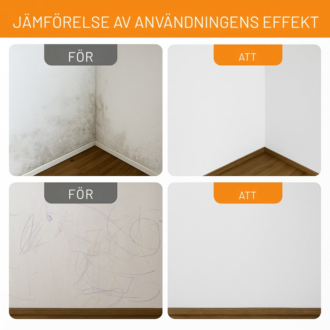 VäggFix – Fixa Fläckar på Sekunder, Inte Timmar