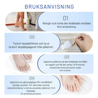 NagelNatt – Naturlig behandling för friska tånaglar