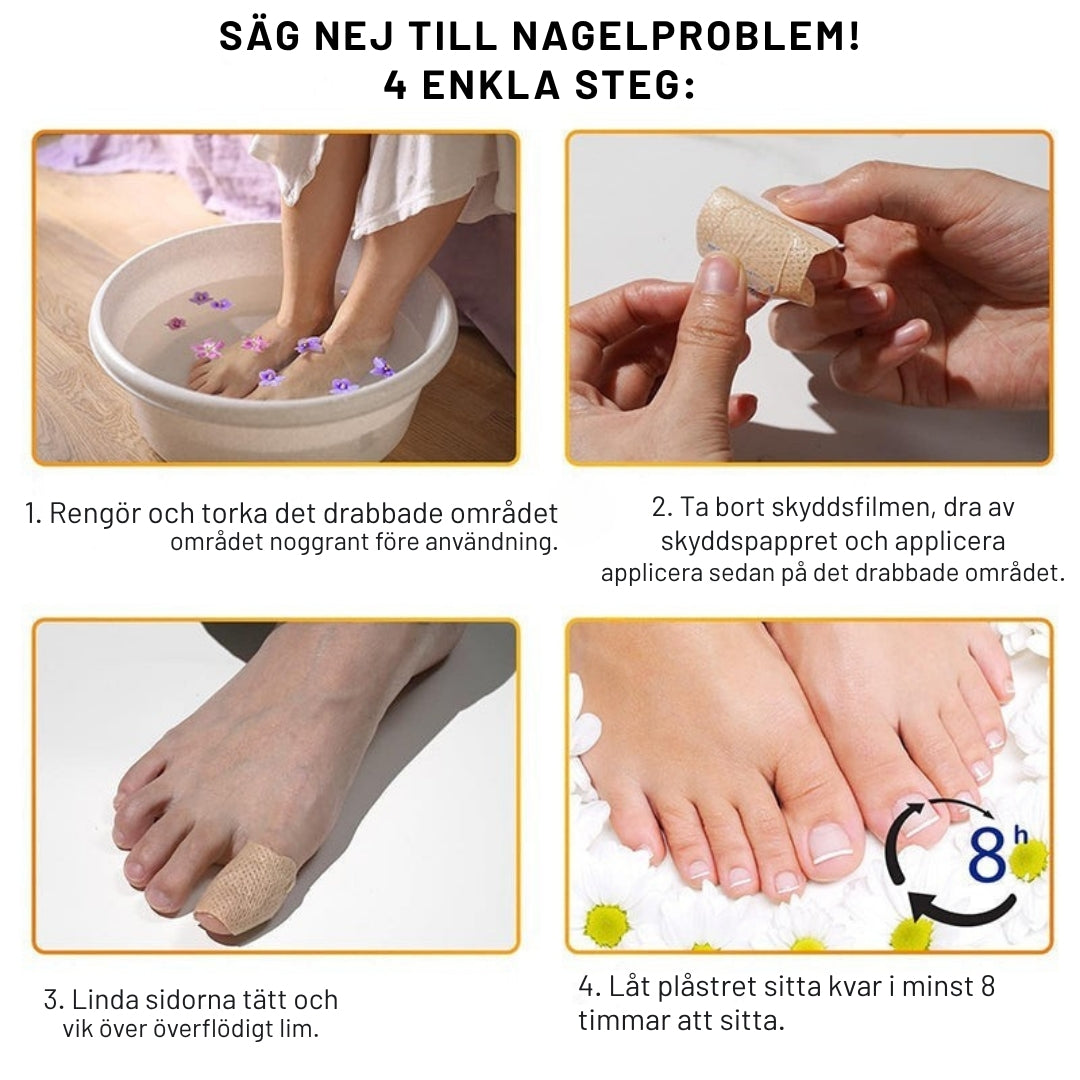 NagelNatt – Naturlig behandling för friska tånaglar