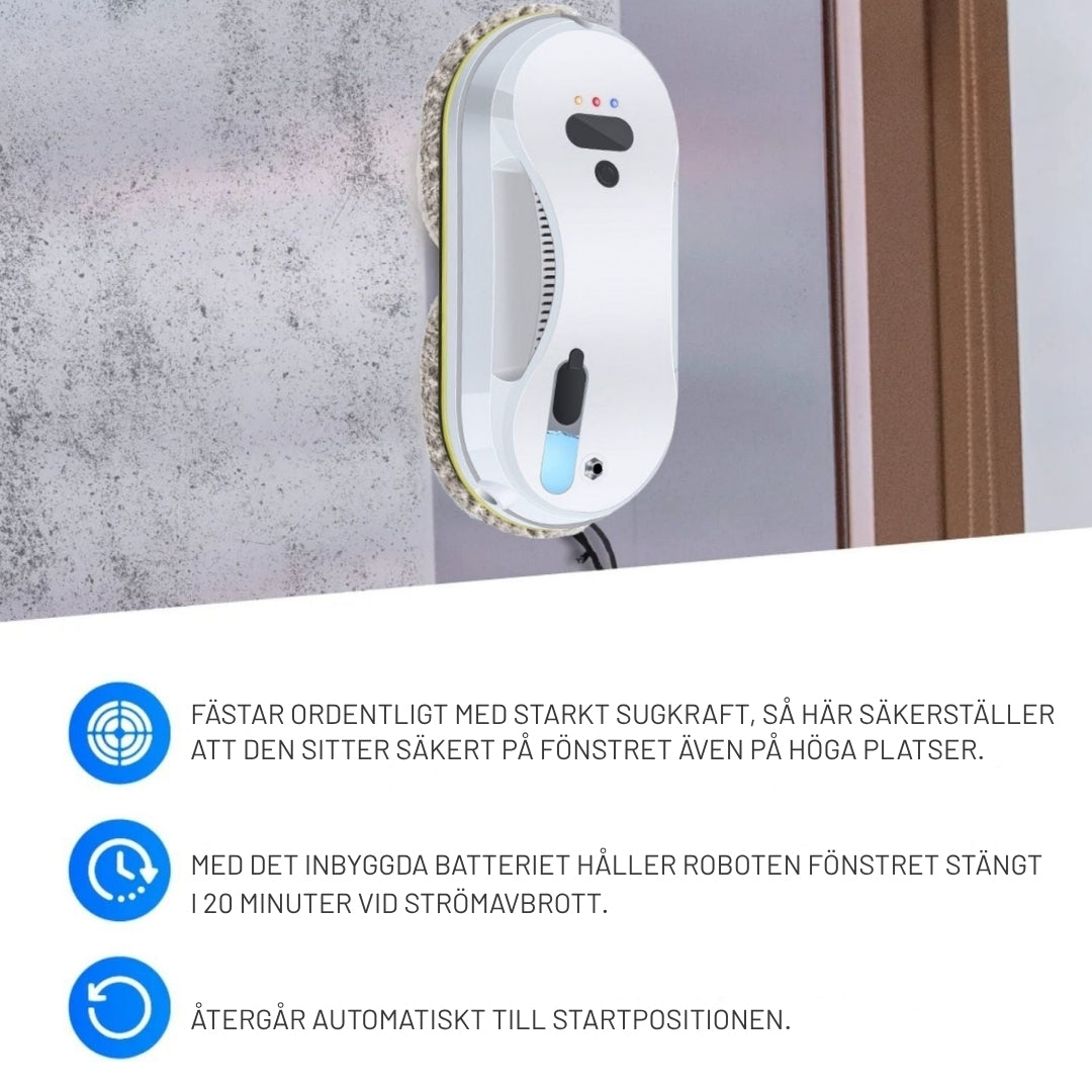 FönsterFix – Den smarta roboten som gör dina fönster skinande rena