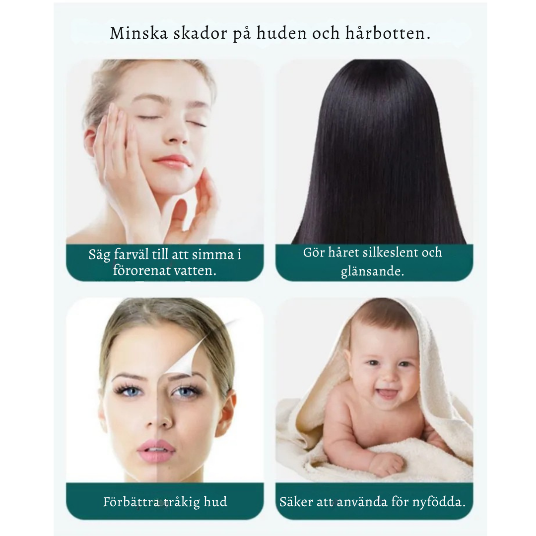AquaRen DuschFilter – För en renare, friskare och skonsammare duschupplevelse