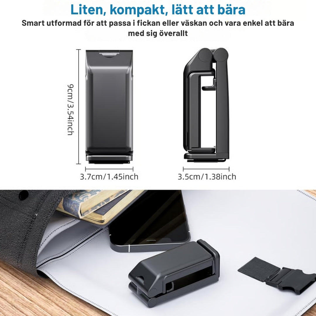 LuftGrepp – Flexibel mobilstativ för resa, vila och vardag