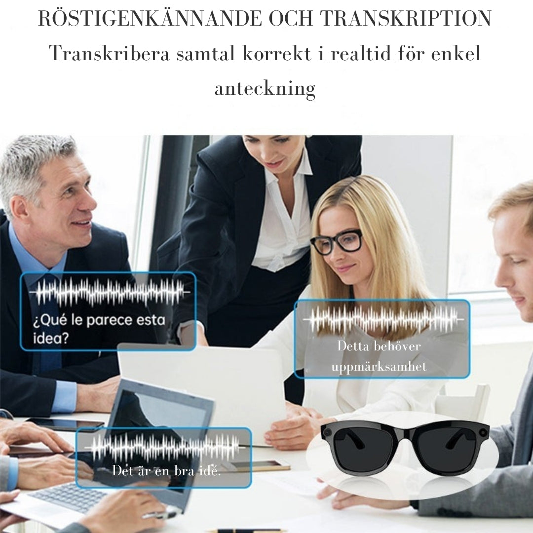 SynkVis – Smarta glasögon med kamera, ljud och AI i ett