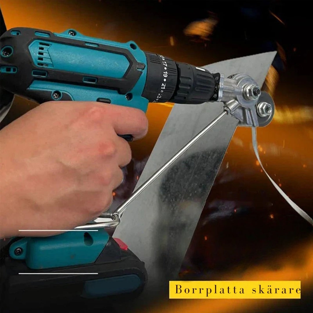 SkärPro Metall – Förvandla din borrmaskin till ett kraftfullt skärverktyg