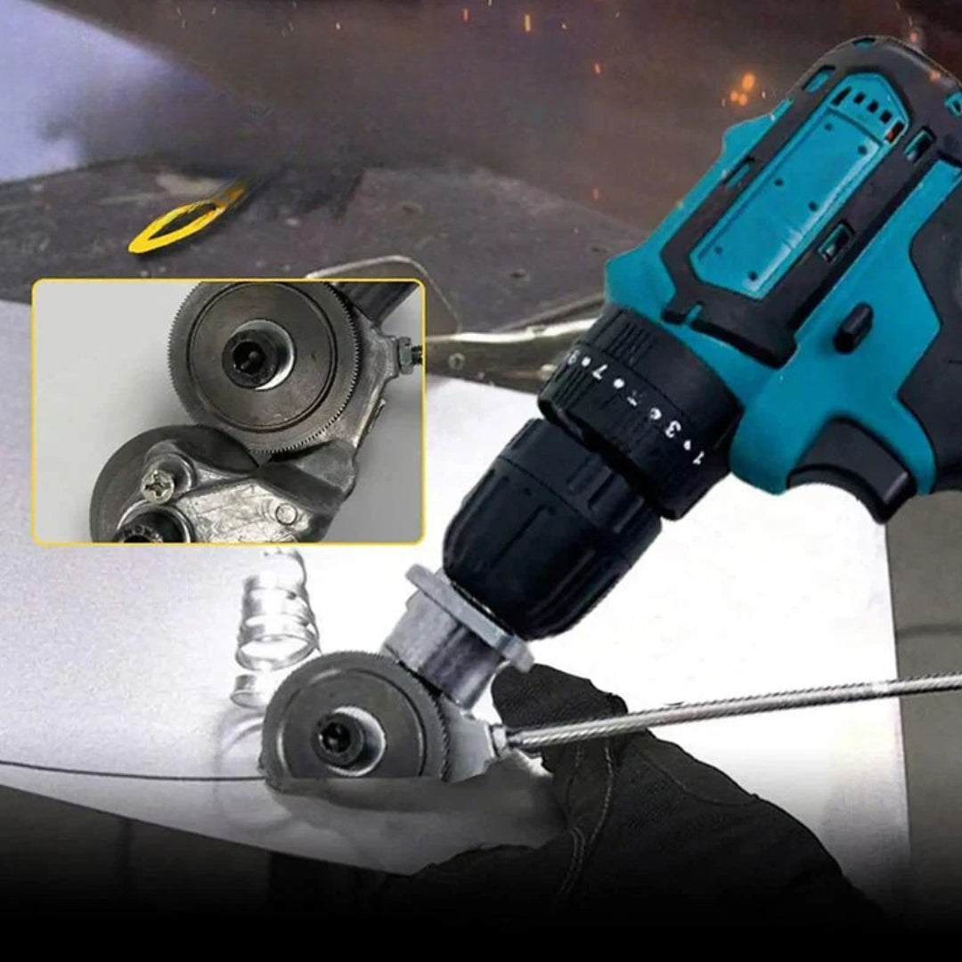 SkärPro Metall – Förvandla din borrmaskin till ett kraftfullt skärverktyg