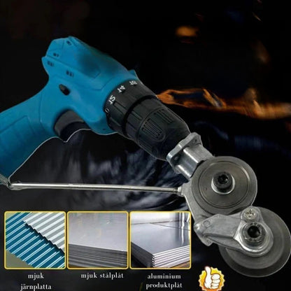 SkärPro Metall – Förvandla din borrmaskin till ett kraftfullt skärverktyg