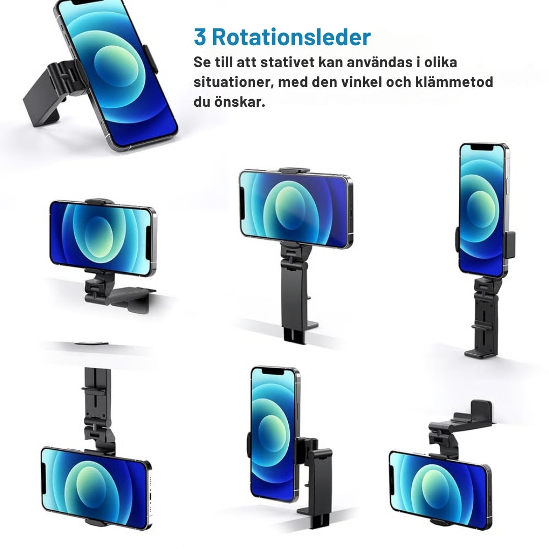LuftGrepp – Flexibel mobilstativ för resa, vila och vardag