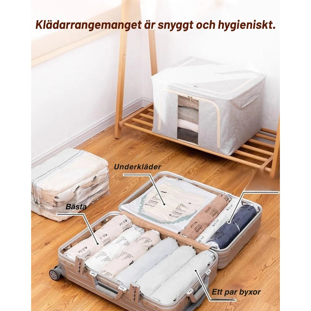 PlatsSmart 3D – Mer Utrymme på 3 Sekunder. Ingen Pump Behövs