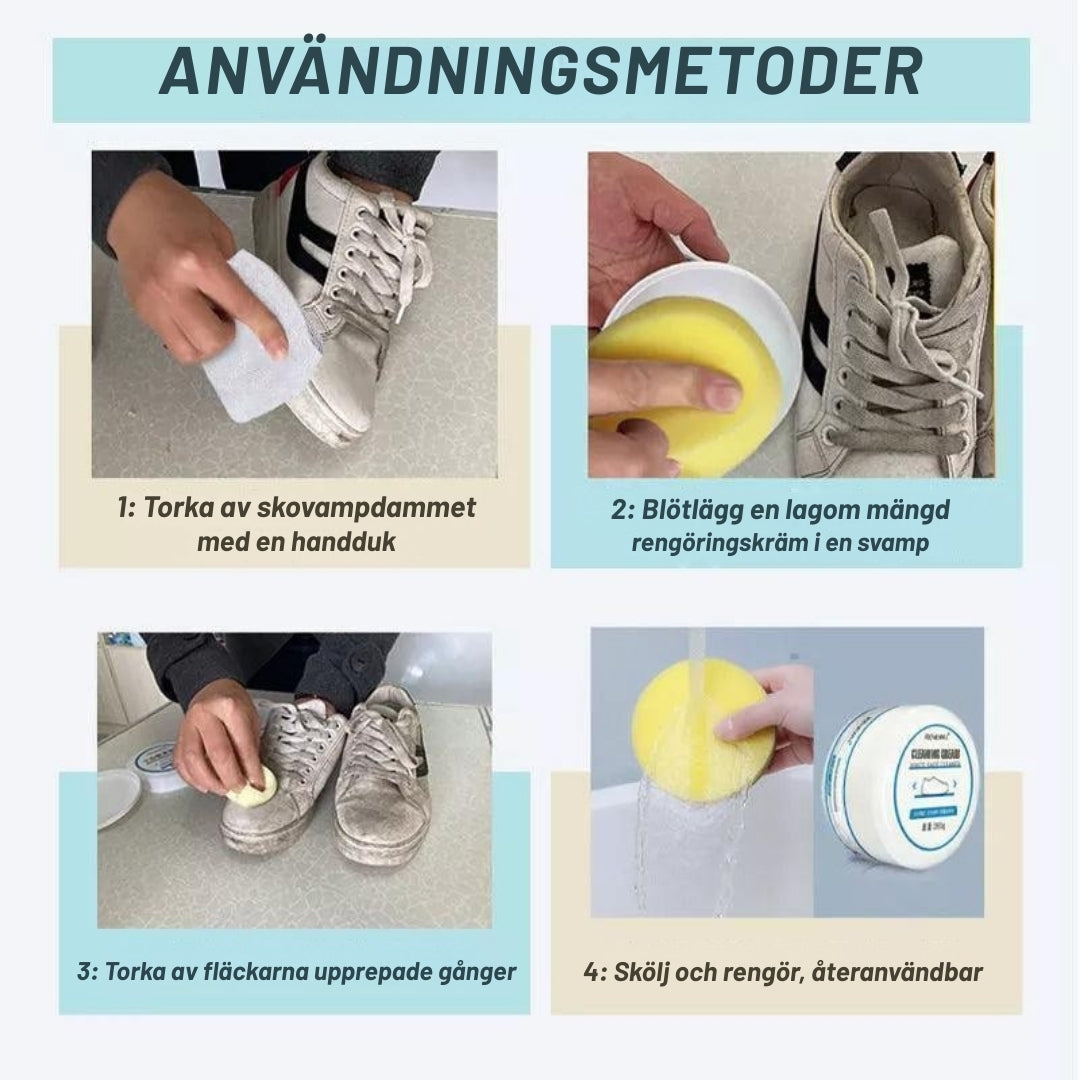 SneakerGlans – Ge dina sneakers sin fräscha, vita look tillbaka
