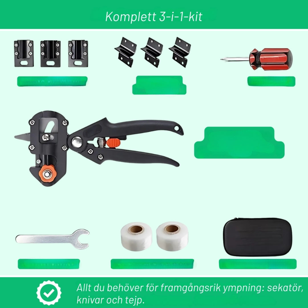 SnittPro – Enkel och Precis Beskärning & Ympning, För Alla