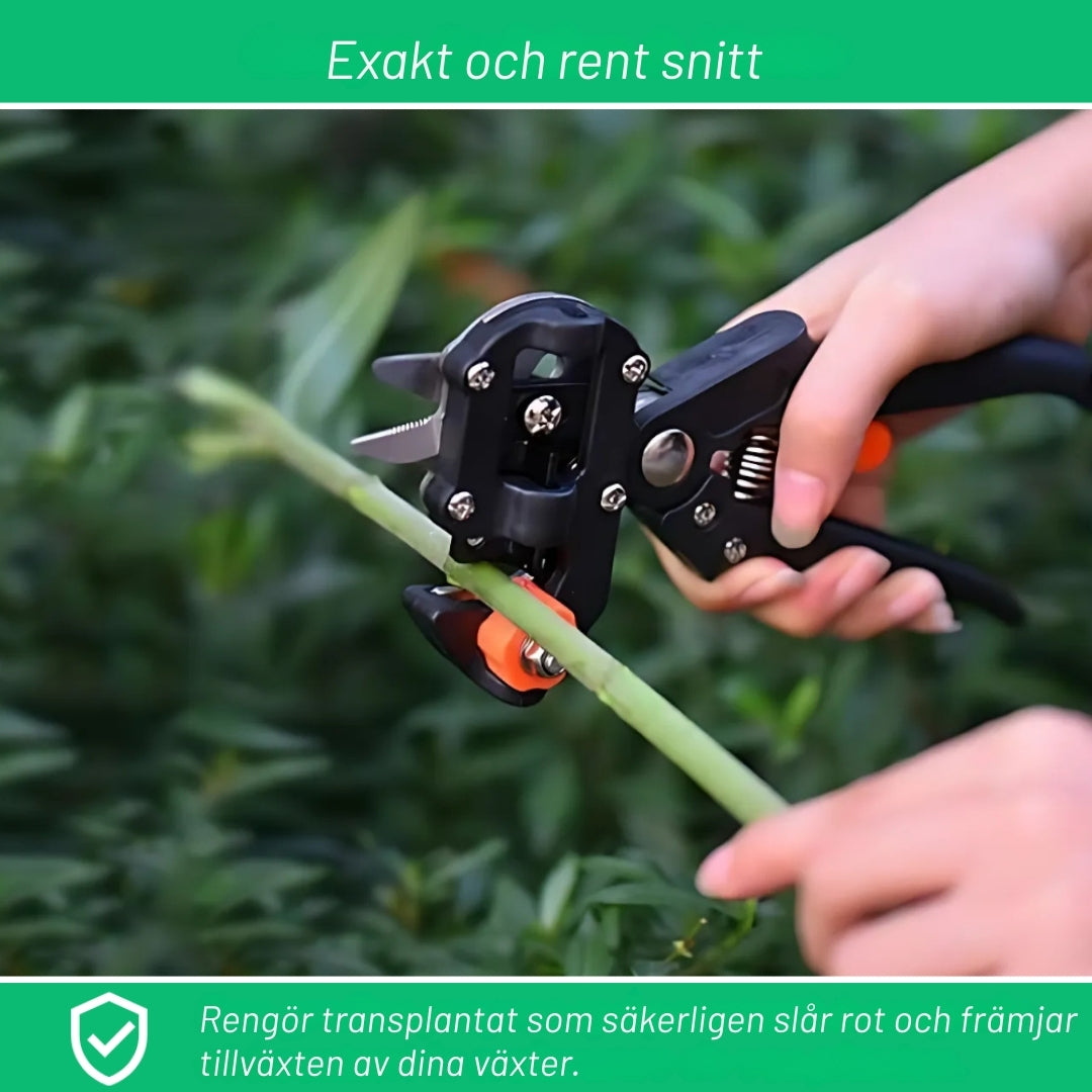 SnittPro – Enkel och Precis Beskärning & Ympning, För Alla
