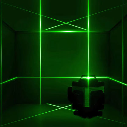 Nivålaser 4D Pro – 360° linjer för exakt montering och utjämning