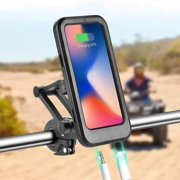 FästeFix 360 – Stabil och justerbar mobilhållare för bil, MC och elcykel